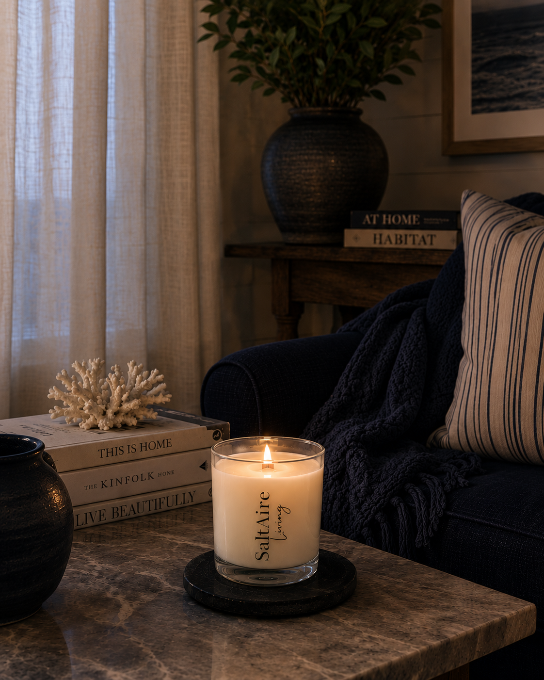 Midnight Tide Coconut Soy Candle