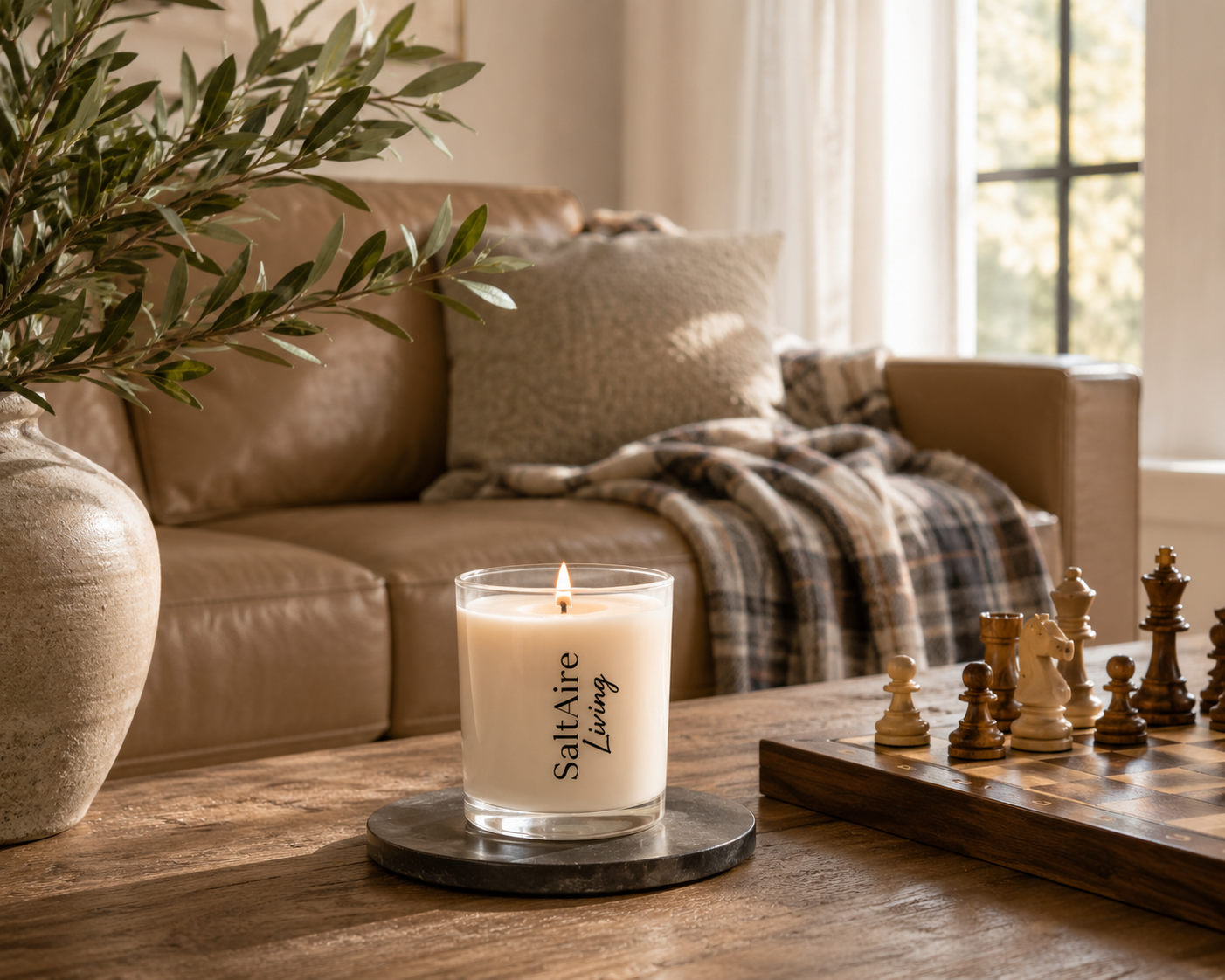 Amber and Sage Coconut Soy Candle
