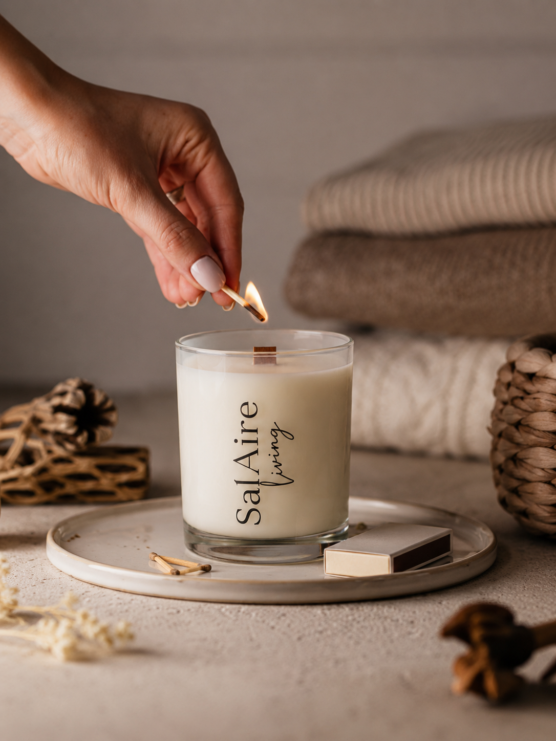 Seaside Spa Coconut Soy Candle